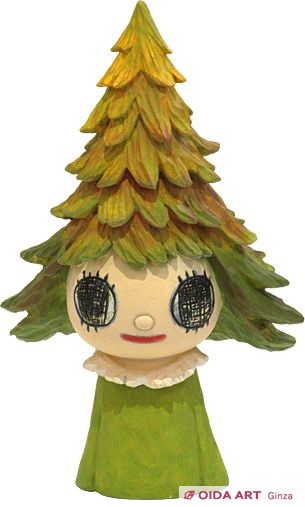 奈良美智 森ガール | 絵画など美術品の販売と買取 | 東京・銀座 おいだ美術