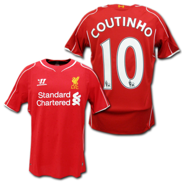 リバプール Warrior Liverpool Home 2014/15 ユニフォームショップ O.K.A.