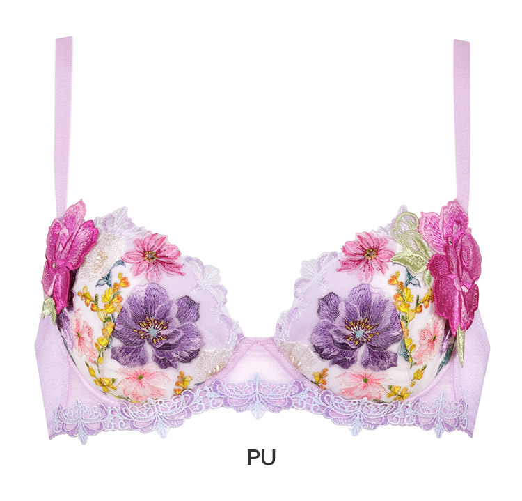 BTJ493｜ワコール サルート 93G P-upタイプ ブラジャー単品 BCDEFGHI