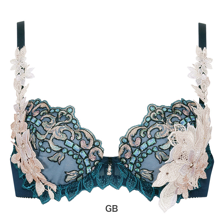 BTJ402｜ワコール サルート 02G ブラジャー単品 P-upタイプ CDEFGHI