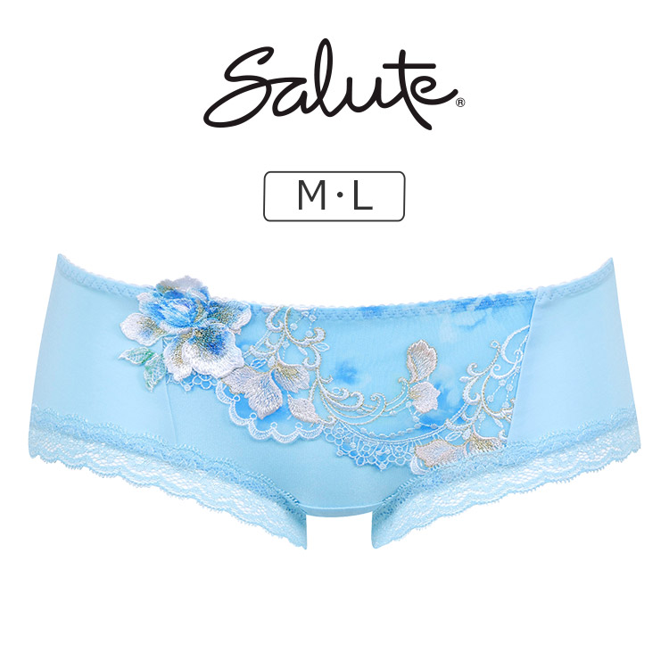 PTJ591｜ワコール サルート 91G ボーイレングスショーツ M/L 下着