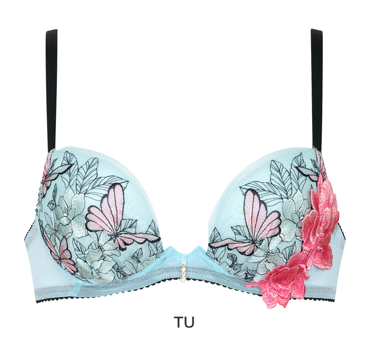 BTJ783｜ワコール サルート 83G フロントエックスプラスブラ