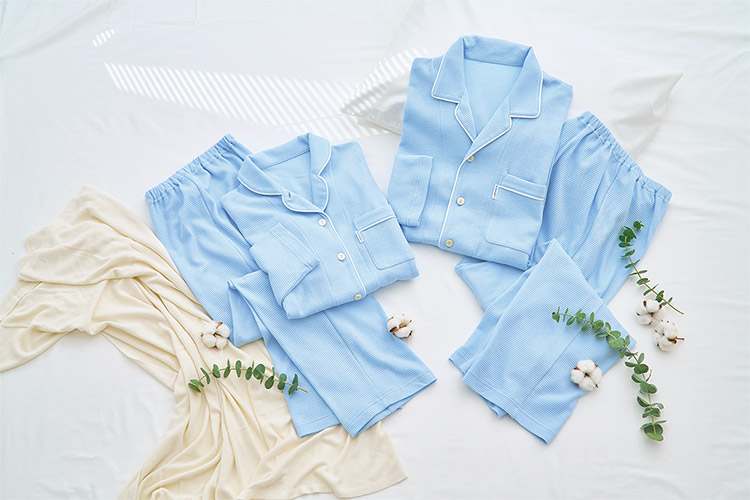 YDX525｜ワコール 睡眠科学 パジャマ 上下セット レディース 天綿 綿