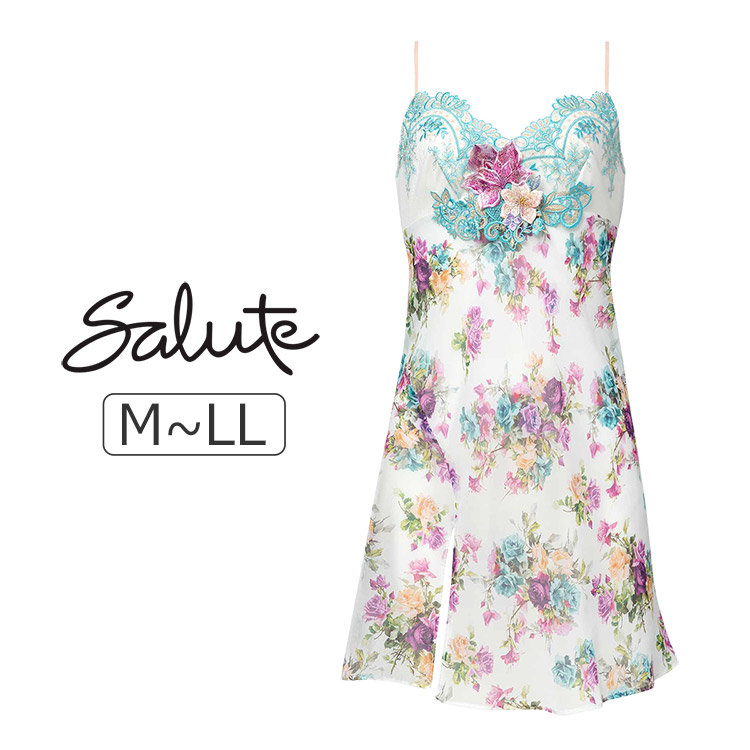 STJ213｜ワコール サルート 13G スリップ M/L/LL 下着・ランジェリーの