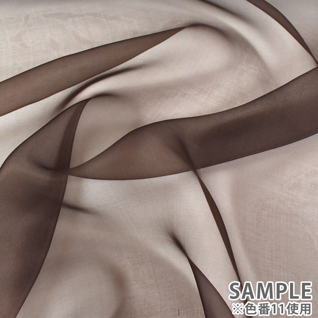 生地 シルクオーガンザ 4.5匁/シルクオーガンジー（3000） KW.ホワイト