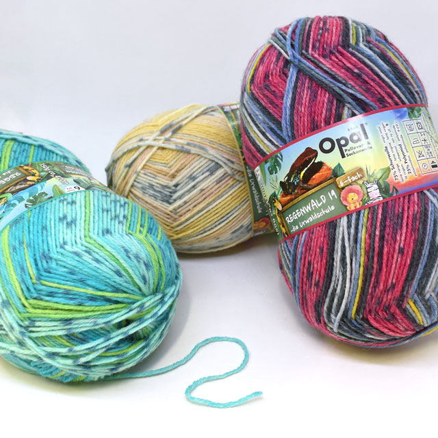 毛糸 Opal-オパール- レーゲンヴァルト19 6ply/6本撚り 11340.アンナ