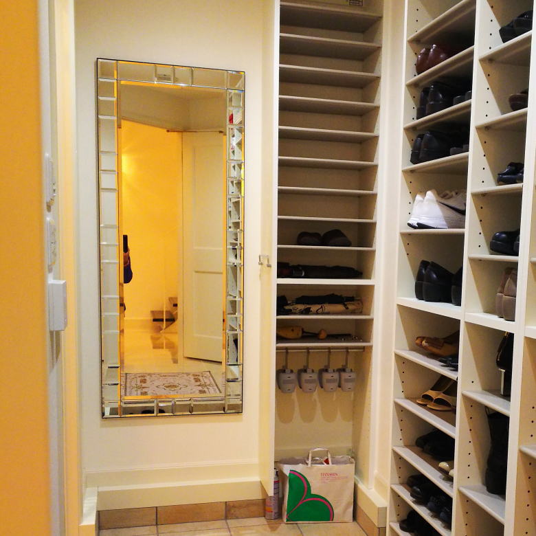 ウォークインクローゼット 鏡 ミラー 通販 岡本鏡店