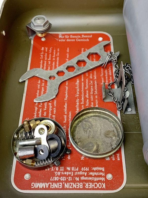 Enders Benzin-Gaskocher No.9061 エンダース軍用モデル