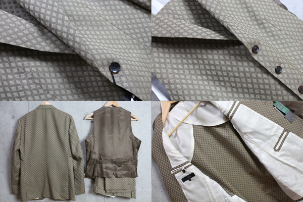 アルチザン ジャガードスリーピーススーツ/ARTISANのアウトレット通販