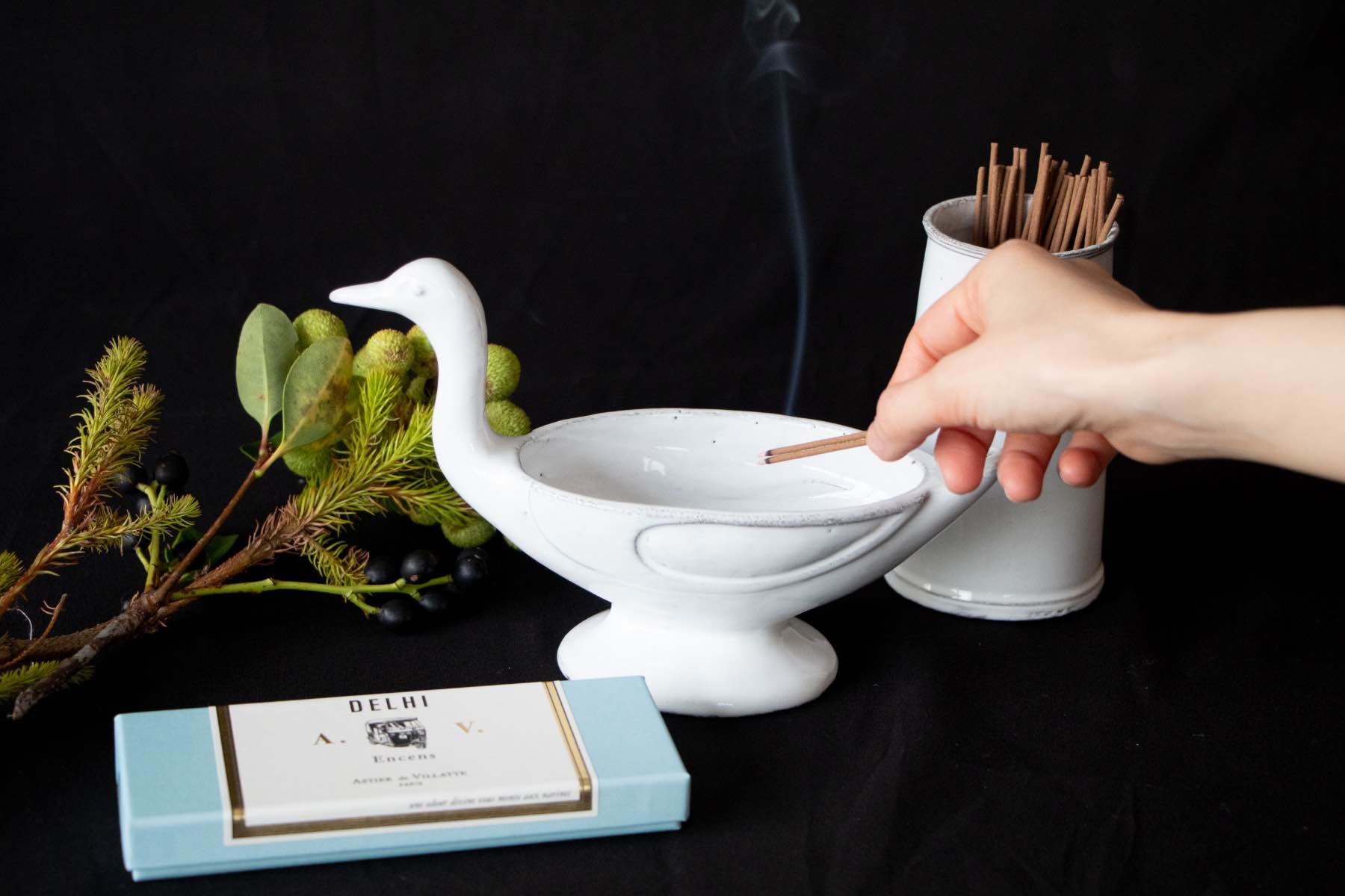 Astier de Villatte インセンスバーナー Coin Coin｜インセンス