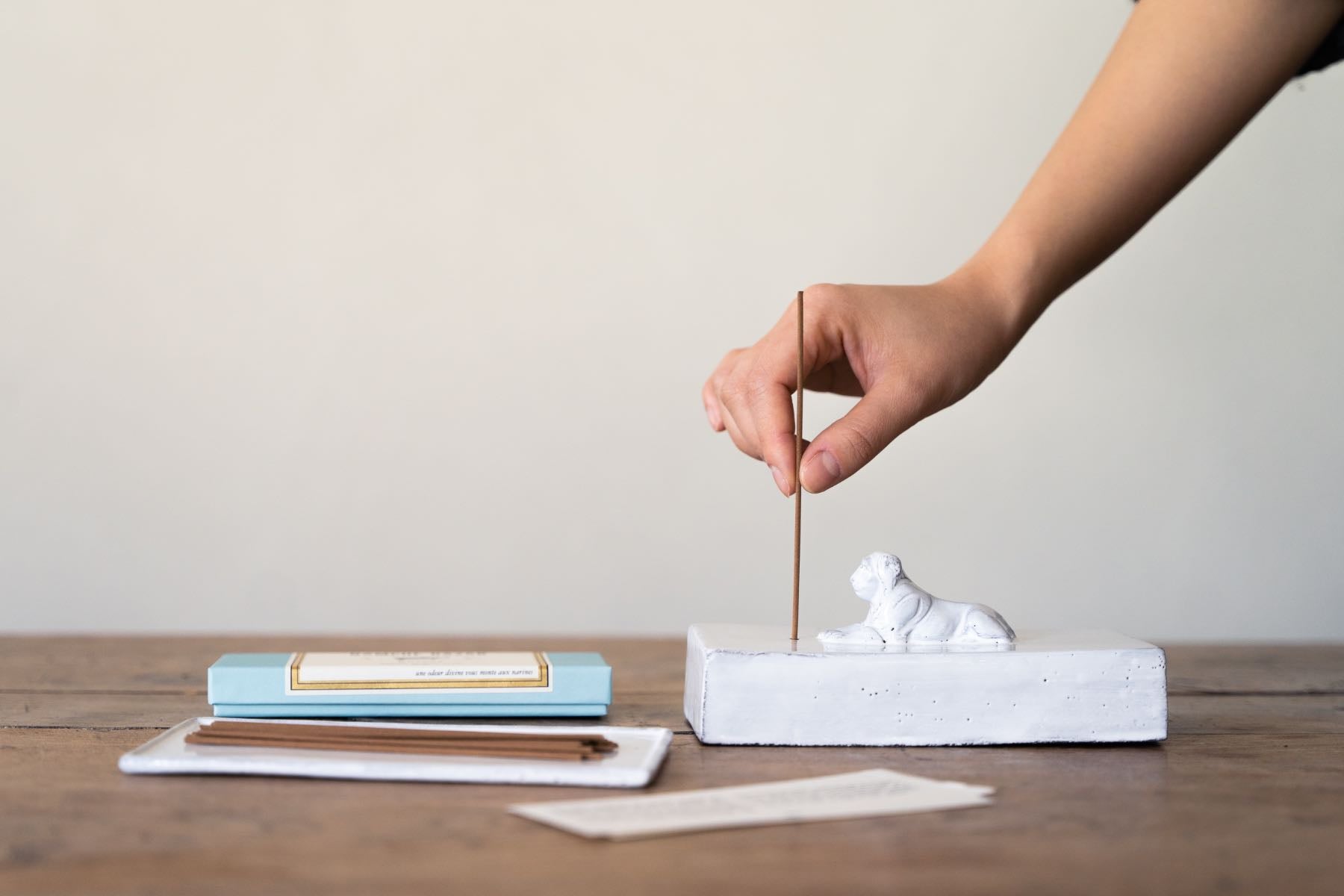 Astier de Villatte Lion Box／インセンスホルダー｜インセンス