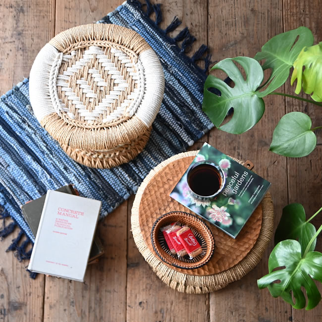 INDIA リードスツール ムッダスツール | ゼネラルストア オルネ