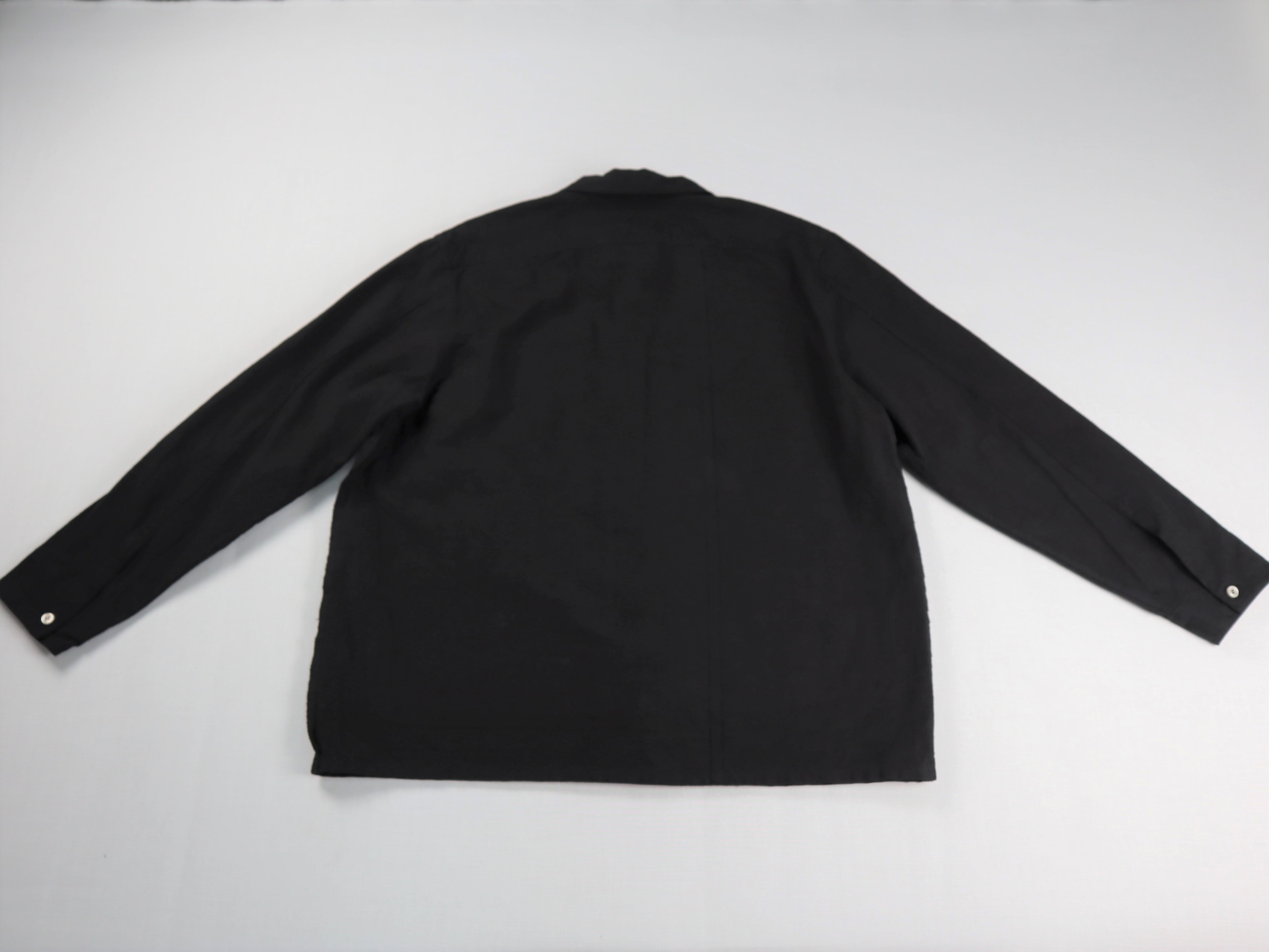 知多木綿 黒染め オープンカラーシャツジャケット カバーオール 名古屋