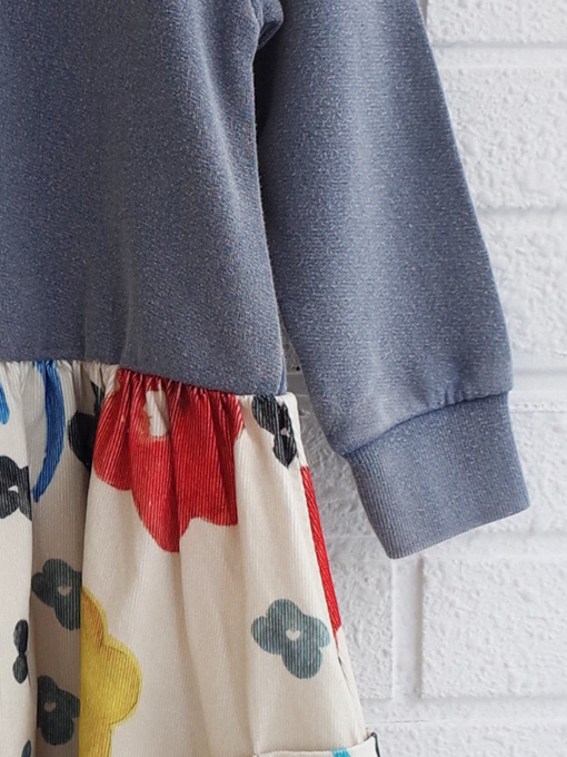 WOLF＆RITA スウェット切替ワンピース ポルトガル子供服 OTTI オッティ