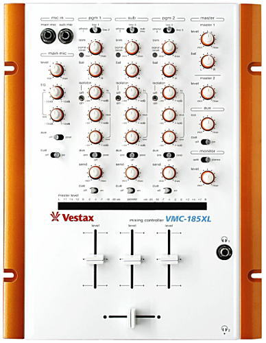 台数限定特価！】Vestax/DJミキサー/VMC-185XL(ホワイト) -DJ機材