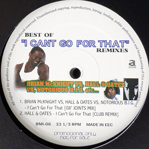 BRIAN McKNIGHT(12) BEST OF I CAN'T GO FOR THAT REMIXES -DJ機材