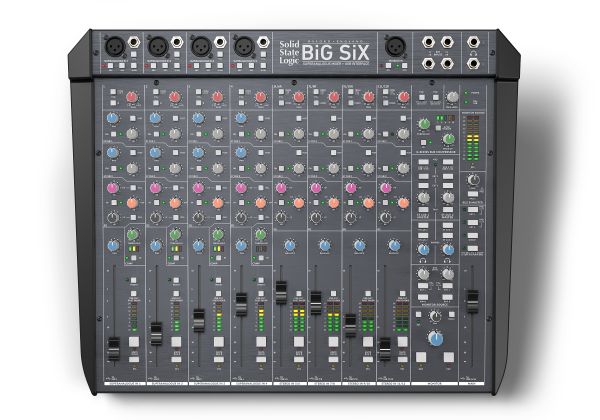 Solid State Logicのデスクトップミキシングコンソール「BiG SiX」が