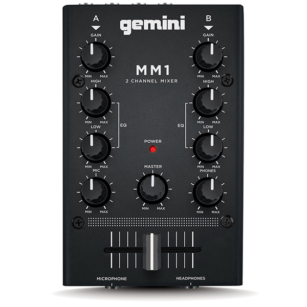 超お手ごろ価格のDJミキサー、GEMINI MM1。