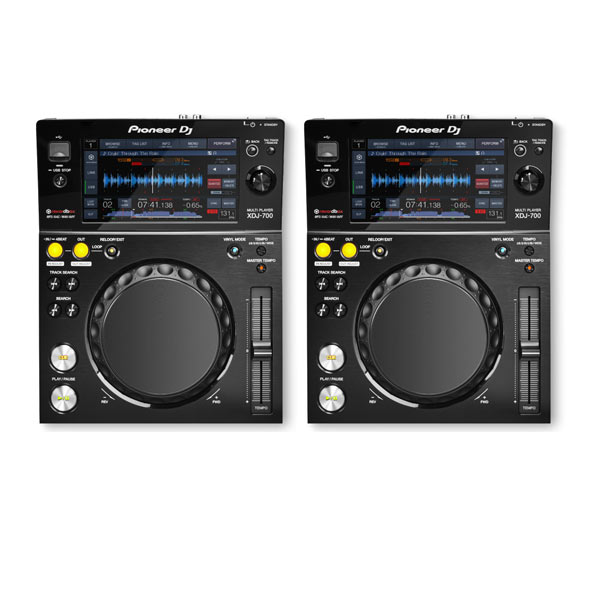 箱ダメージ開封品】Pioneer DJ/データDJプレーヤー/XDJ-700(二台セット