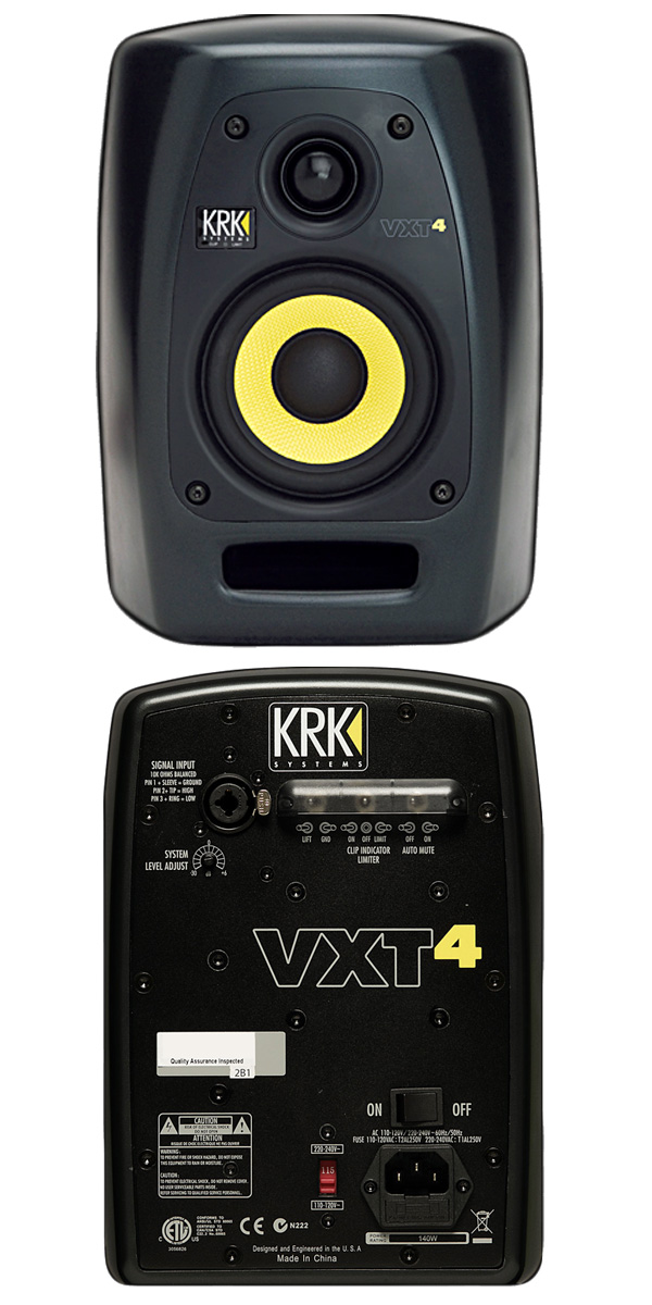 KRK VXT4 スタジオモニタースピーカー 黒 【公式通販】