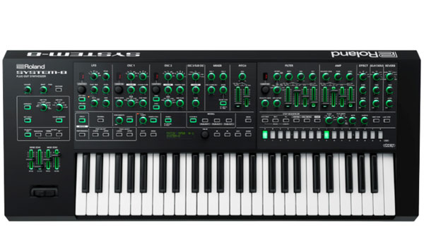 Rolandから高品質なシンセサイザー「SYSTEM-8」誕生いたしました！
