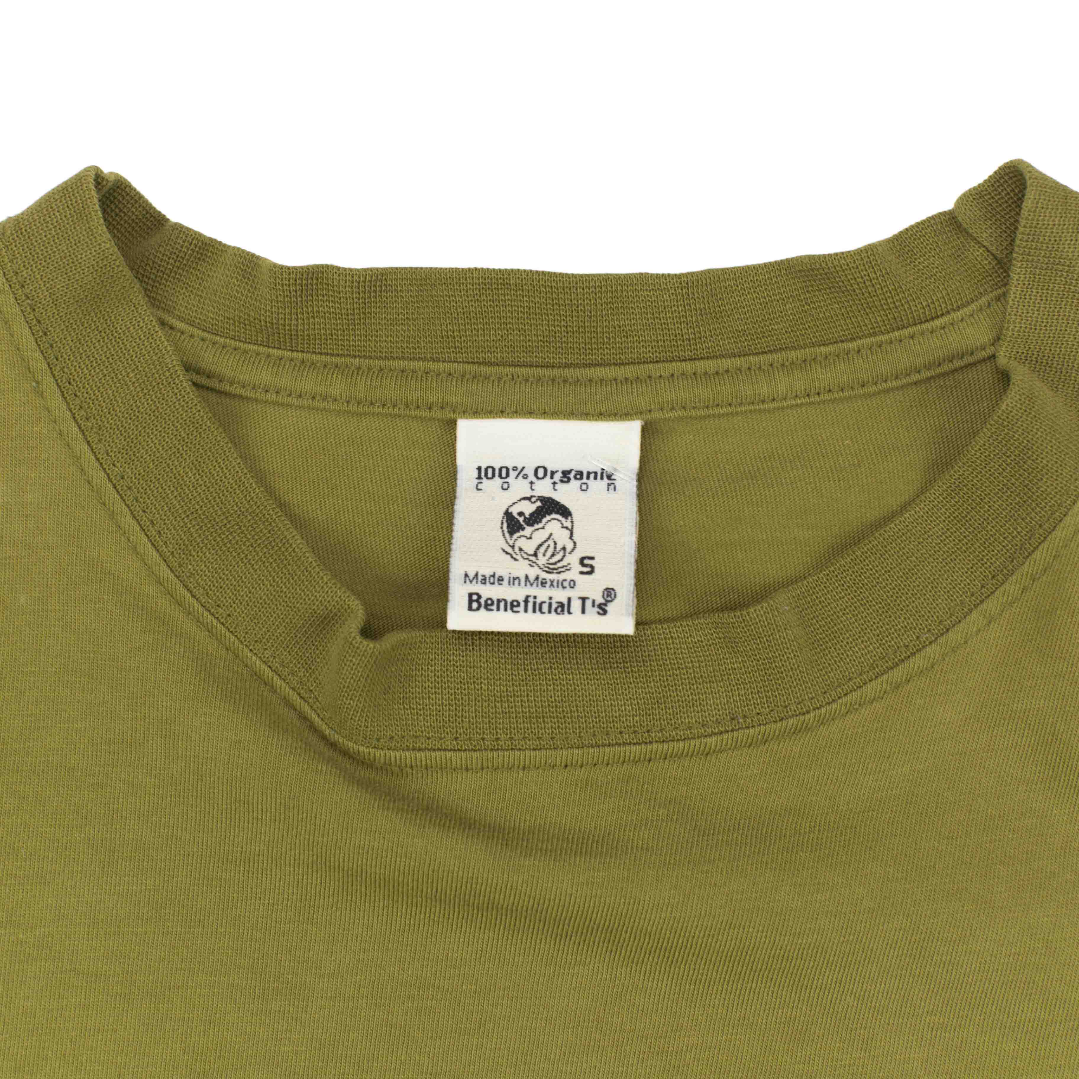 Patagonia khaki green tshirt Mexico beneficial T's size small – L N F