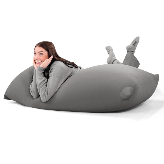 yoibo プレミアム ビーズクッション ライトグレー yoibo プレミアム