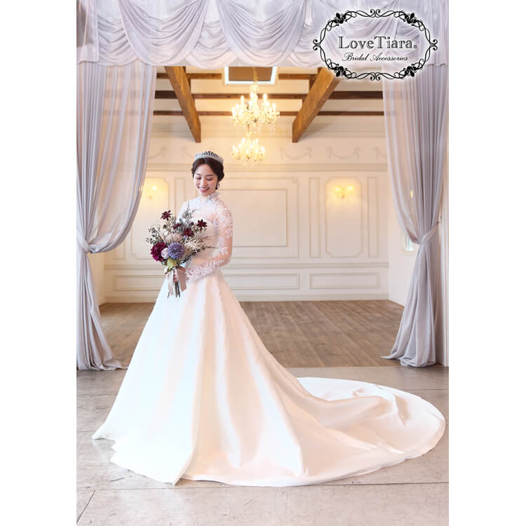 ハドリージルコニアティアラ 通信販売ブライダルウェディング通販 髪飾り