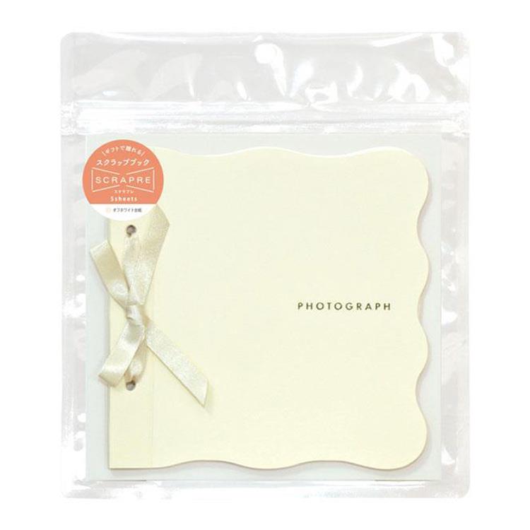 スクラップブック スクラプレ ウェーブ アイボリー(アイボリー
