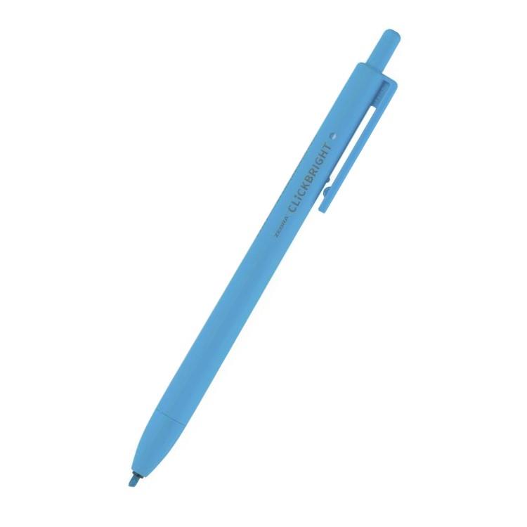 クリックブライト ノック式蛍光ペン ライトブルー(ライトブルー