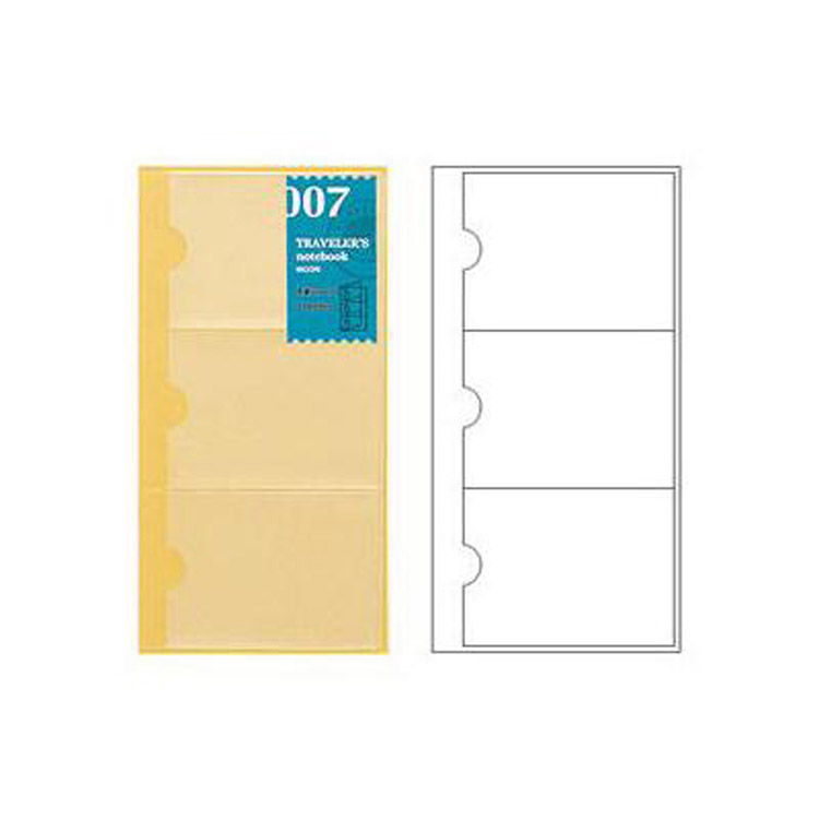 トラベラーズノート リフィル 名刺ファイル: ステーショナリー