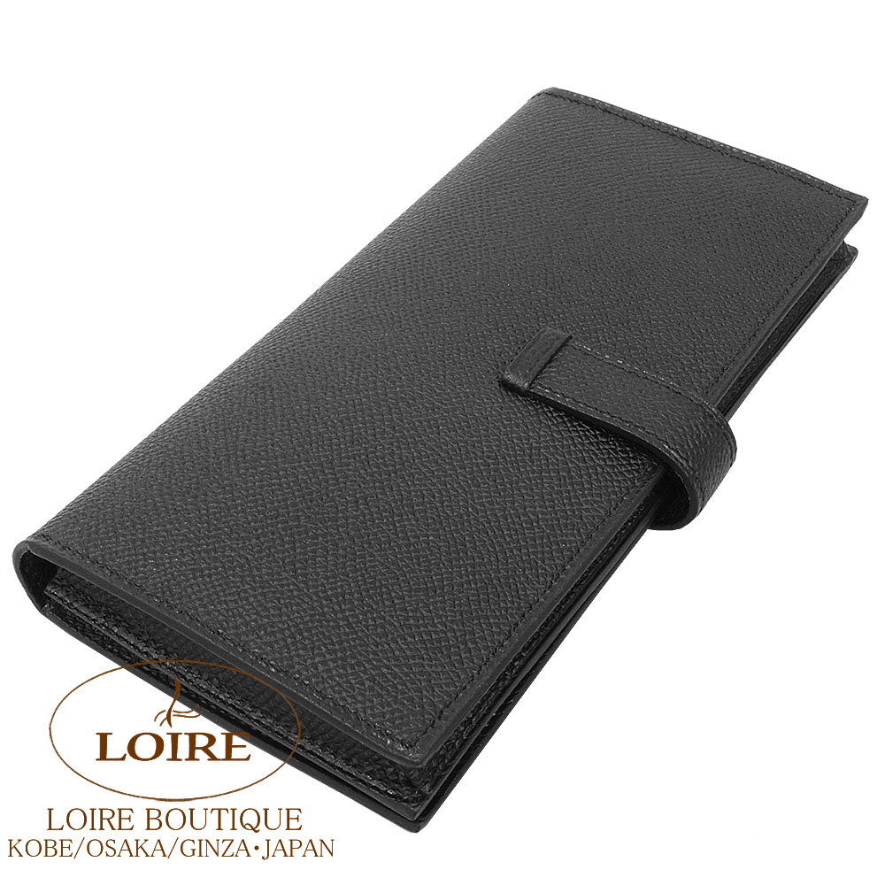 エルメス HERMES べアン クラシック エプソン ブラック シルバー エルメス<br>ベアン スフレ<br>クロ<br>エプソン<br>シルバー金具