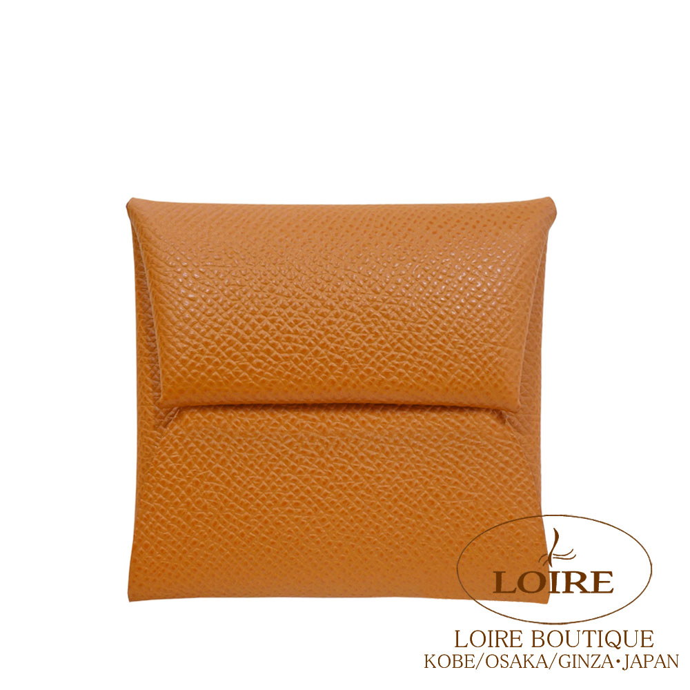 限定お値下げです。新品　HERMESバスティア　ゴールド　ケース エルメス バスティア Bastia 小銭入れ Gold エプソン (HERMES/コイン