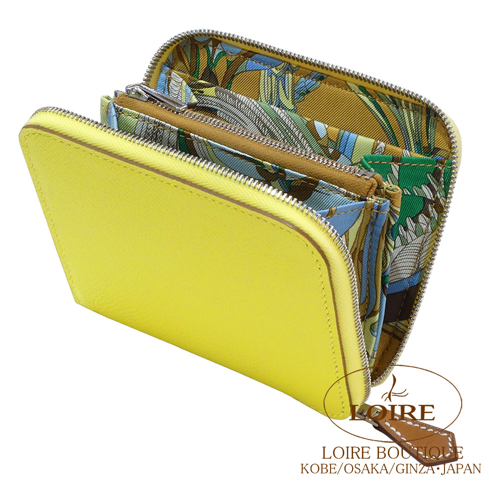 HERMÈS エルメス アザップ シルクイン コンパクト ゴールド エルメス アザップ シルクイン コンパクト ゴールド/ ジョーヌシトロン