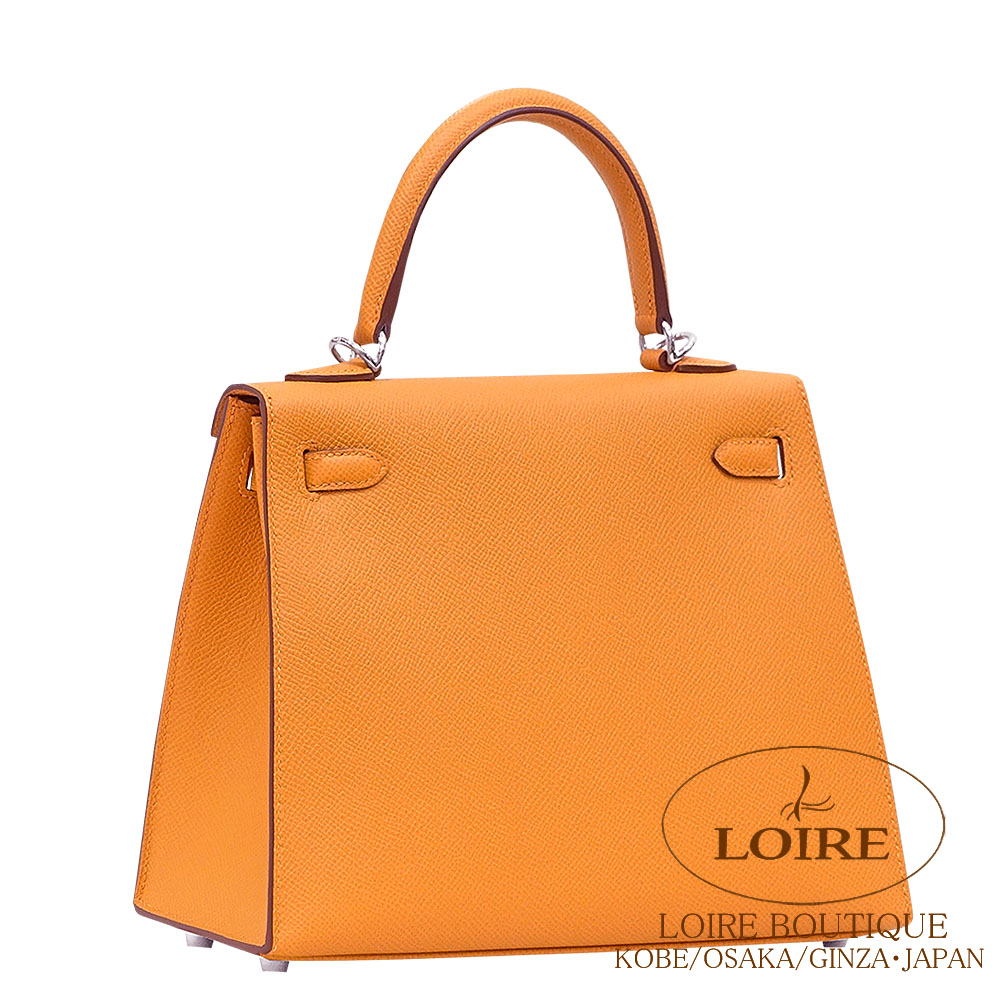 HERMES 空箱 ケリー28 オレンジ ボックス　1496 エルメス】ケリー バーキン 空箱 オレンジボックス HERMES - メルカリ