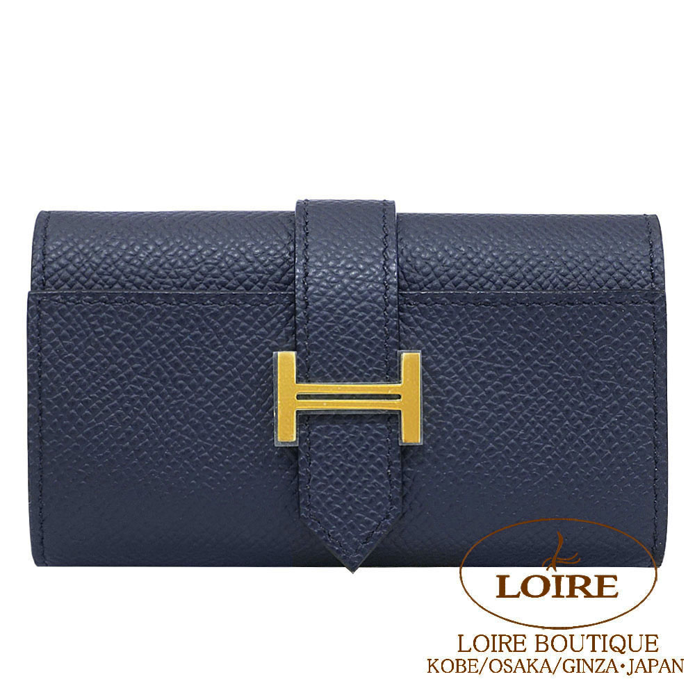 エルメス　キーケース　ゴールド金具　ベアン HERMES（エルメス） 【新品】エルメス キーケース 4連 ベアン 黒