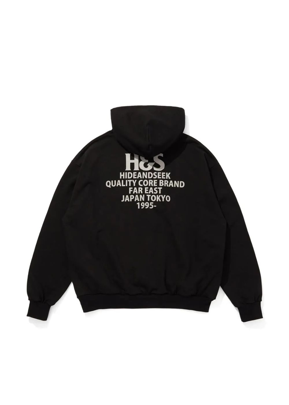 HIDE AND SEEK - H&S Hooded Sweat Shirt (BLACK) / オリジナル