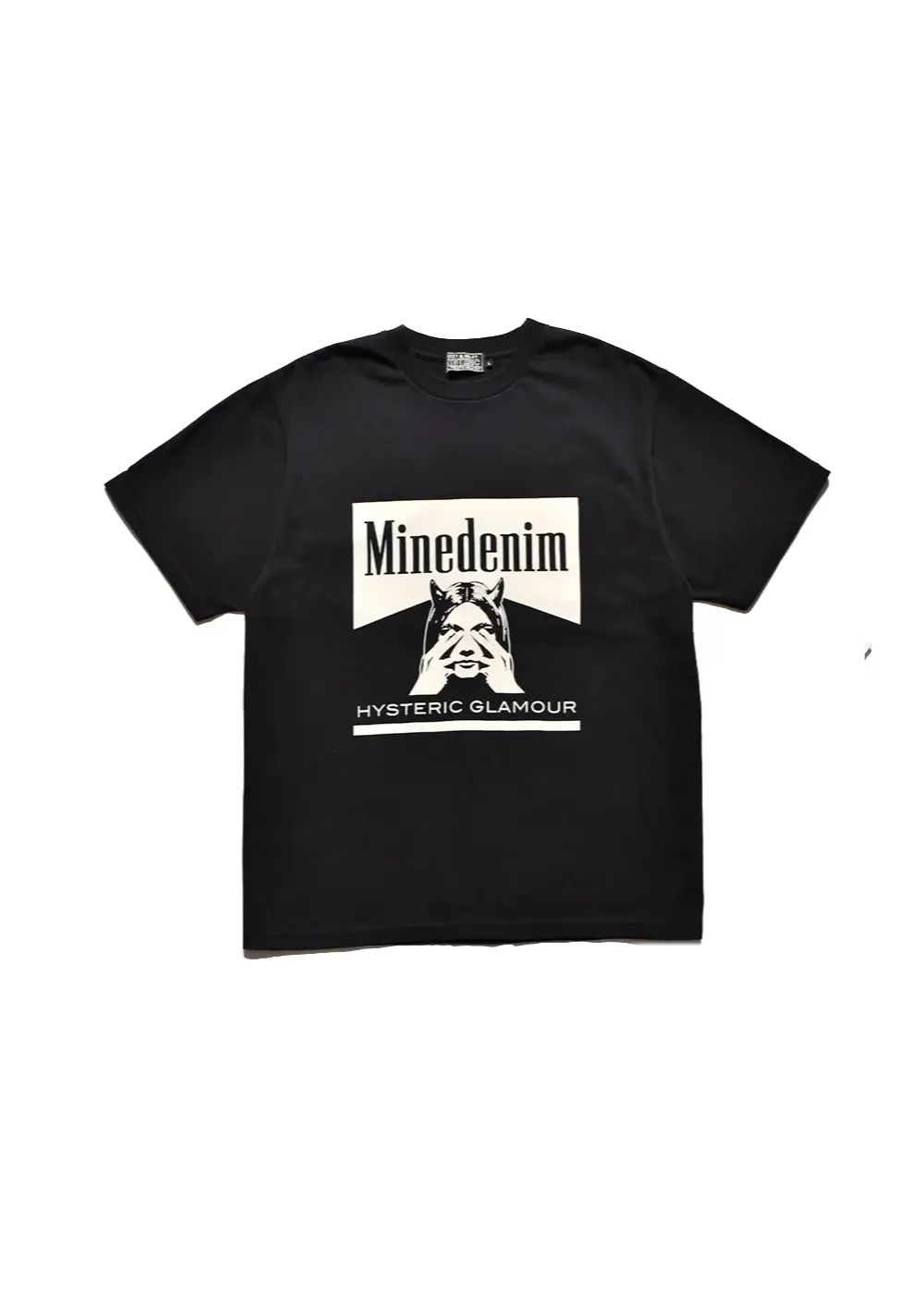 MINEDENIM - × HYSTERIC GLAMOUR T-SH (BLACK) / ×ヒステリック