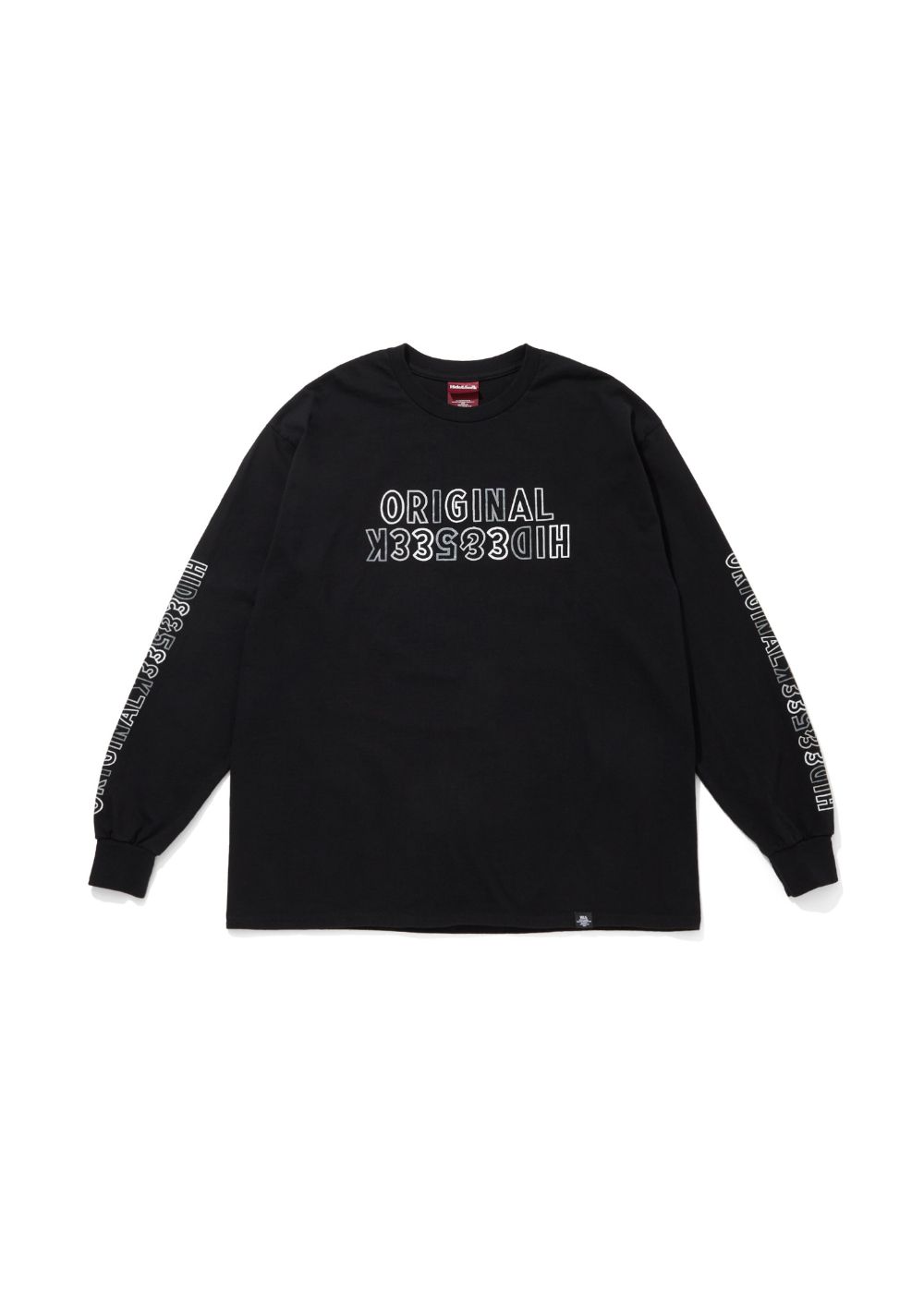 HIDE AND SEEK - Original H&S L/S Tee (BLACK) / 西浦徹 コラボ ロンT