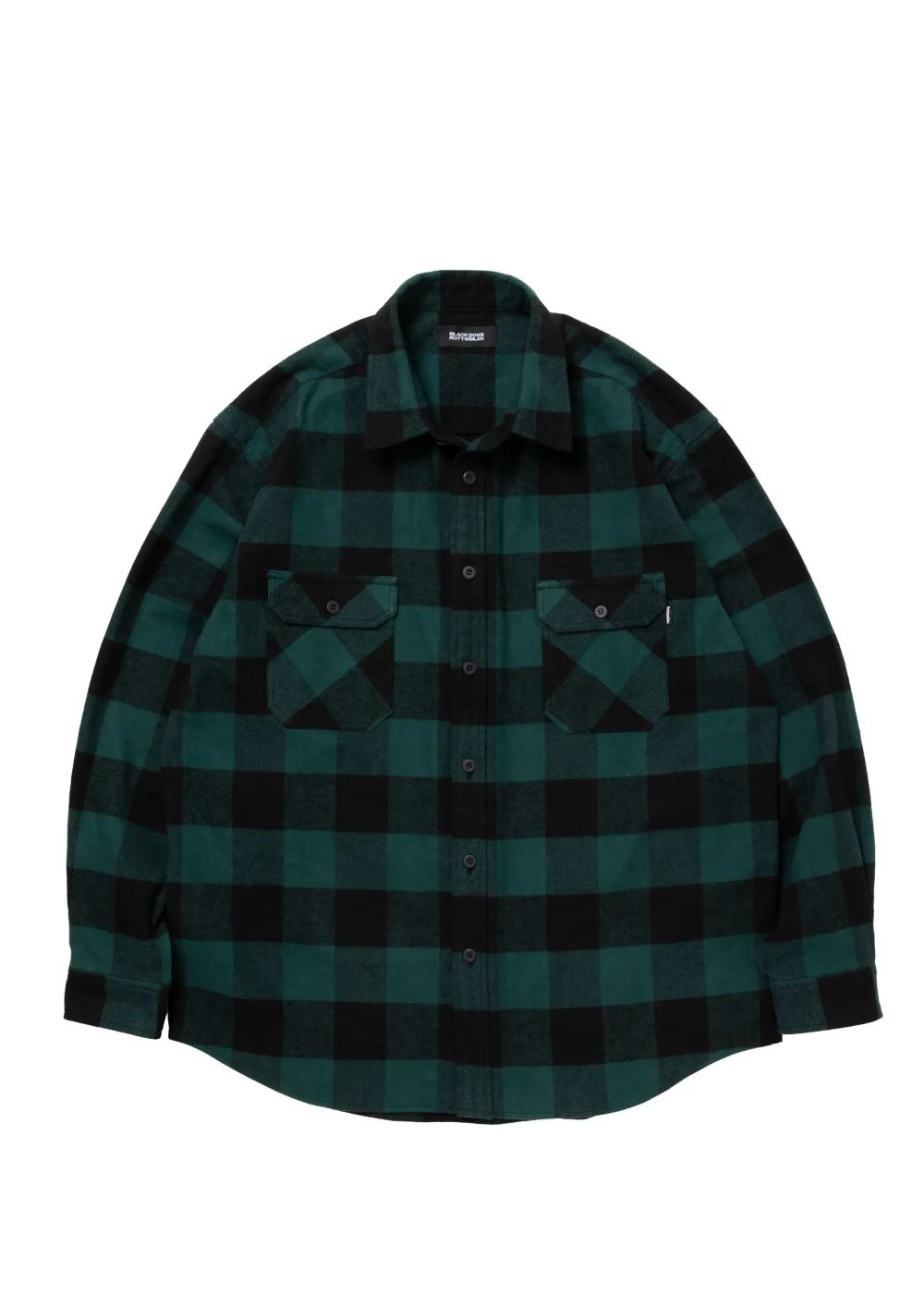 ROTTWEILER - R9 BUFFALO CHECK SHIRT (GREEN) / バッファローチェック