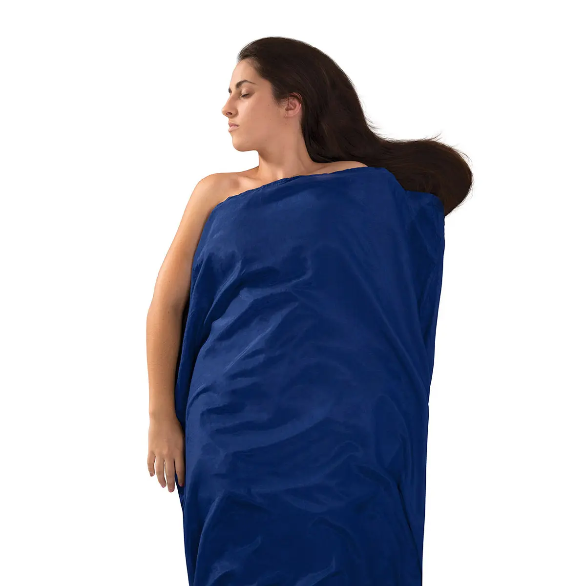 OUTLET】シルク/コットン トラベルライナー(スタンダード ネイビー