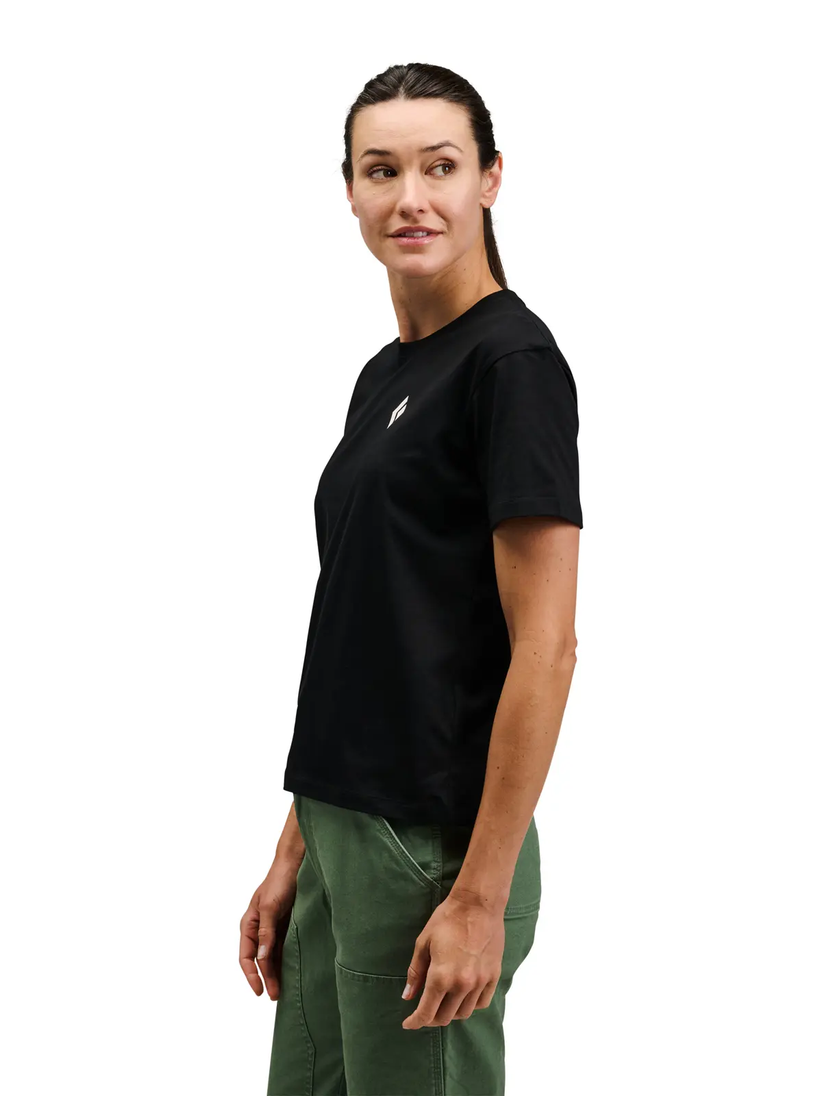 ウィメンズ イクイップメントフォーアルピニストティー(XS ブラック