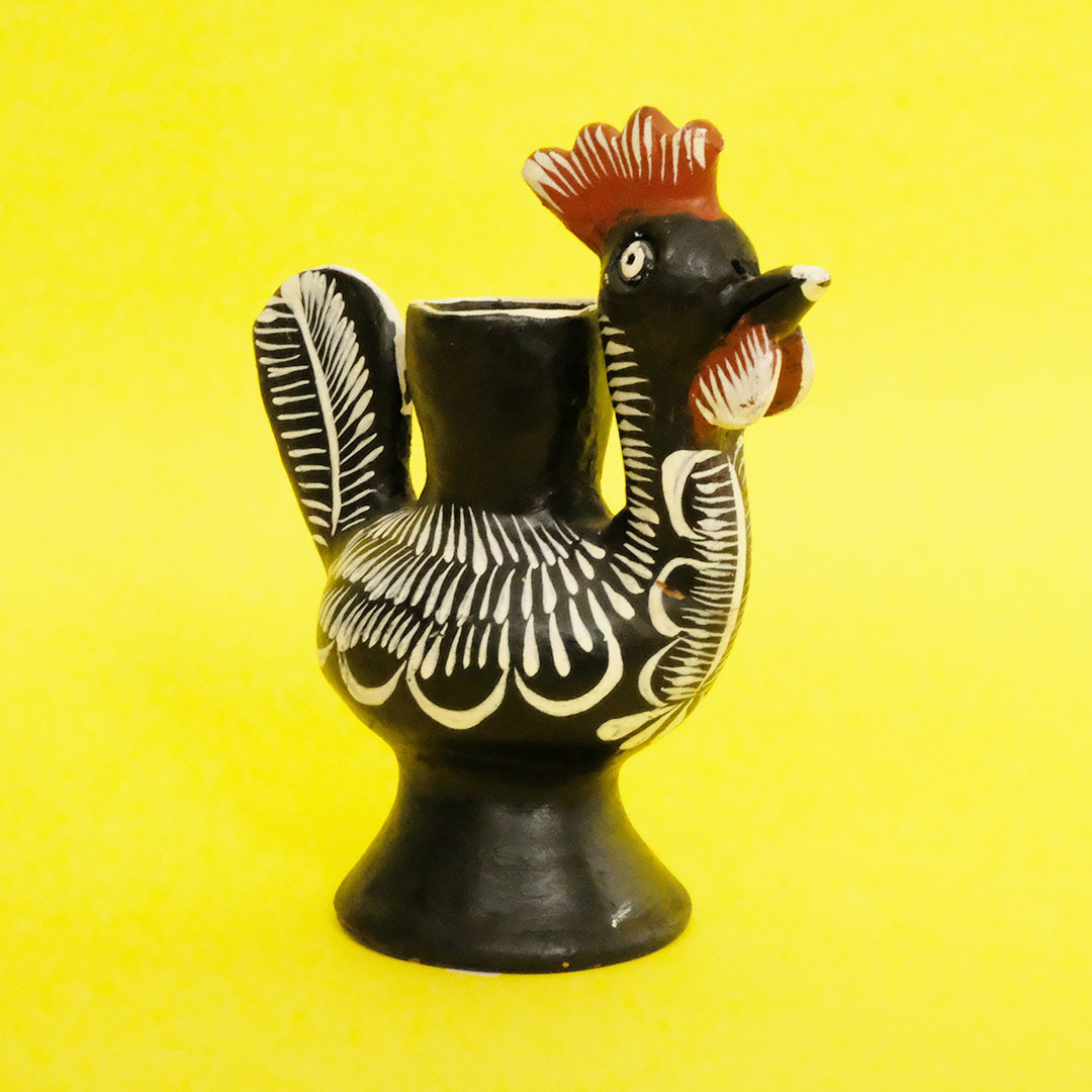 ニワトリ（チリリコの陶芸）- LABRAVA [メキシコ 民芸 フォークアート