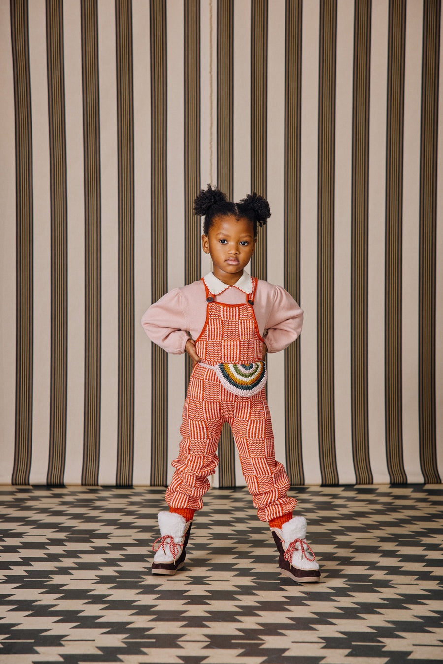 Misha and Puff Illusion Overall - Red Flame – Ladida