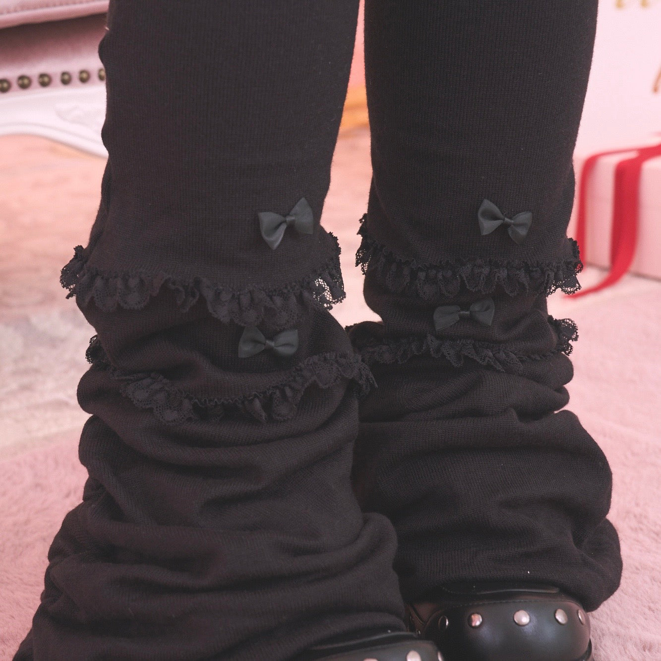 mine》ニーハイレッグウォーマー- LAFARY ONLINE