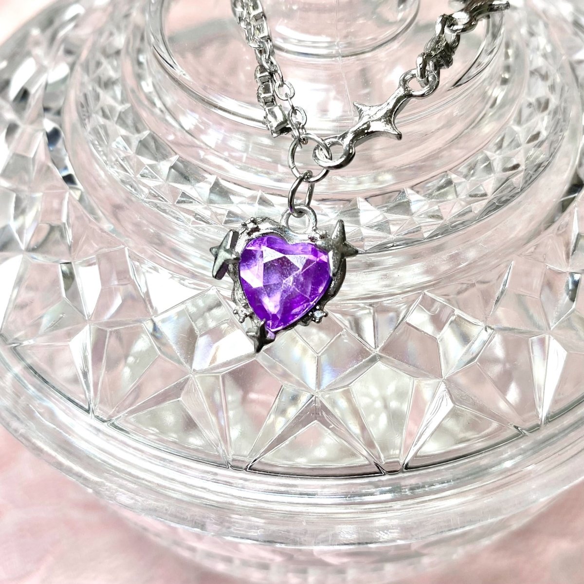 クリスタルハートネックレス- LAFARY ONLINE