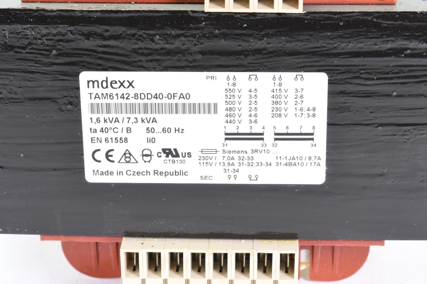 MDEXX TAM6142-8DD40-0FA0, Transformer, 1,6kVA | eBay