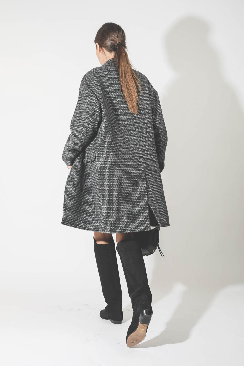 Isabel Marant Etoile Manteau Limiza – Gris
