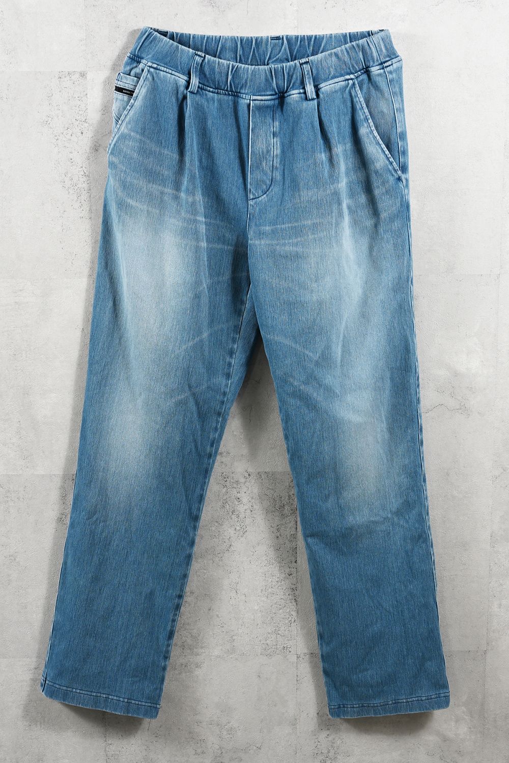 RESOUND CLOTHING - DENIM JERSEY WIDE PT / デニムジャージワイド