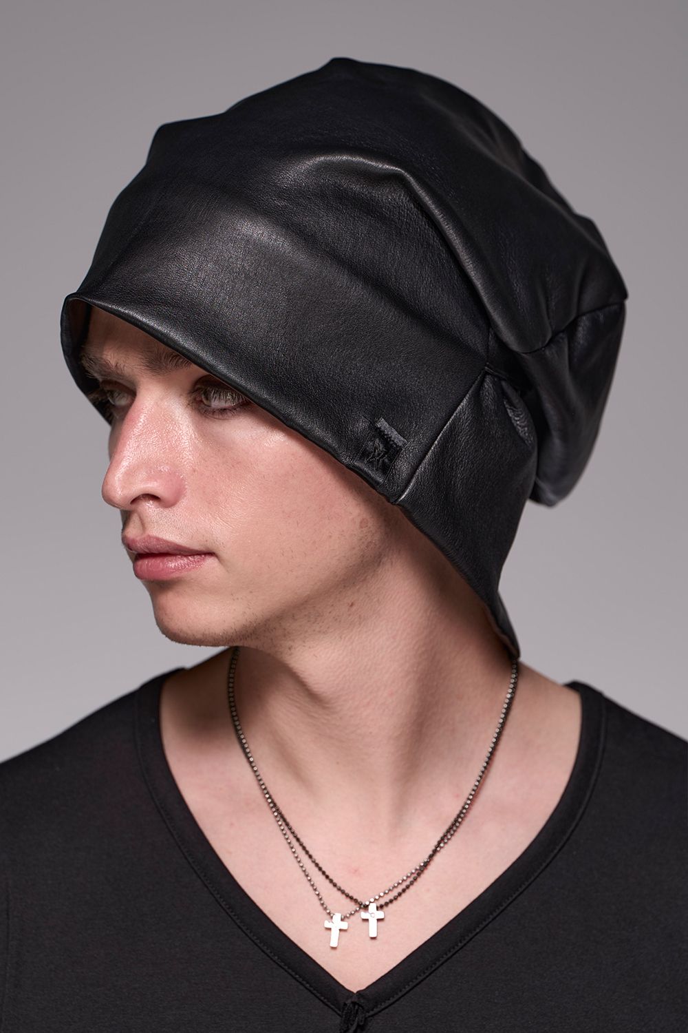 kiryuyrik - Stretch Leather Cap / ストレッチレザーキャップ | laid-back